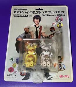 BE@RBRICK カスタムメイド10.30 100％ ベアブリック HMV限定 奥田民生 木村カエラ 2006年 メディコムトイ MEDICOMTOY tamio meets kaela