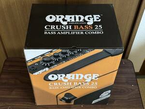 【新品同様】ORANGE ベースアンプ Crush Bass 25【ブラック】