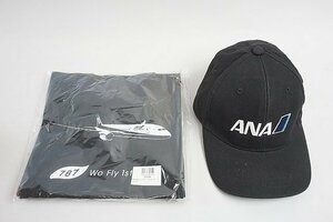 ★ ANA オリジナル 787 ミニトートバッグ 24cm×24cm / 帽子 キャップ フリーサイズ 2点セット