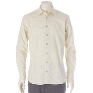 【モンクレール】Moncler　メンズ 23年 コーデュロイ シャツ 長袖 トップス CAMICIA ホワイト XS 【中古】【正規品保証】205348