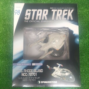 隔週刊スタートレック・スターシップ・コレクション　第98号　U.S.S.ロードアイランドNCC-72701　未開封品　送料込み　デアゴスティーニ