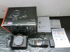 T【A4-75】【60サイズ】▲SONY ソニー/α7M3 ミラーレス一眼カメラ ボディ ILCE-7M3/通電可/※動作未確認