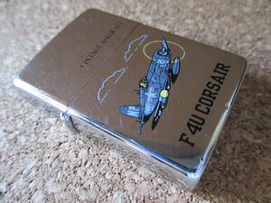 ZIPPO 『F4U Corsair コルセア レシプロ単発単座戦闘機』1992年12月製造 アメリカ海軍 バルバリア海賊 オイルライター ジッポ－ 廃版激レア