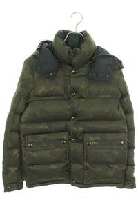 モンクレール MONCLER BREL サイズ:0 迷彩カモフラダウンジャケット 中古 BS55