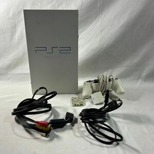 PS2本体 SCPH-55000 GT ホワイト コントローラー メモリーカード　(管理番号：OKU3496)