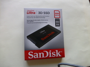 SanDisk 3d SSD 500GB　新品未開封