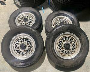 旧車 volk racing 10インチ アルミホイール 4穴　4.5j +35 PCD 110 当時物 