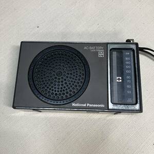 National Panasonic AMラジオ R-143 本体のみ コンパクトラジオ 昭和レトロ
