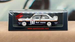 スパーク SPARK 1/43 BMW E30 No.21 ツール・ド・コルス ラリー・ド・フランス 1989 P.Bernardini - J.Bernardini S8485