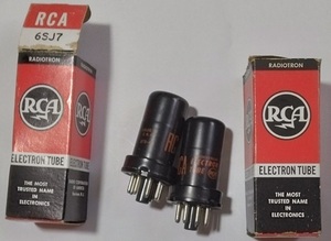真空管　RCA 6SJ7 メタル　
