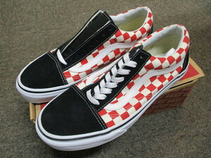 26㎝【未使用】バンズ　VANS　オールドスクール　Old Skool CHECKRBOARDOS BLACK/RED　