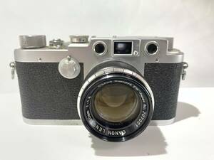 レオタックス Leotax レンジファインダーカメラ Canon LENS 50mm F1.8 レンズセット 現状品 ジャンク (625)