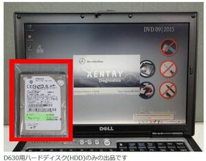 Xentry DAS HHT C3 C4用HDD デベロッパーモード【2015年安定の最終版】EPC WIS 日本円収録　DELL D630 D830対応