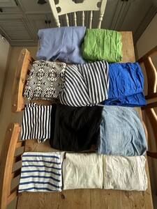 Aまとめ売　レディース　　6枚　 半袖　夏服　Tシャツ　L １１枚　おまけあり　ロングスカート　ジーンズ　ロングTシャツ　ワンピース