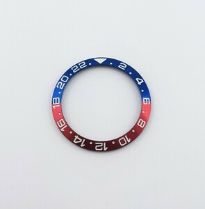 【青色発光】 腕時計 修理交換用 社外部品 セラミック ベゼル インサート 青赤 ペプシ 【対応】ロレックス GMTマスター 116710 Rolex