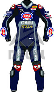 海外　限定品　送料込み Yamaha MOTOGP　レザーレーシングスーツ　サイズ各種　レプリカ　高品質 59