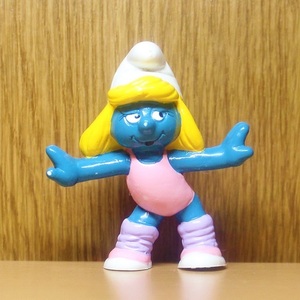 スマーフ　フィギュア　女の子　エアロビ　PVC　Smurf 　アメトイ　アメリカ　トイ