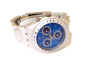 【 稼働中 】 Swatch IRONY AG 1999 HYPNOTIC Chronograph Small Seconds Hand Watch for Women スウォッチ アイロニー クロノ 腕時計