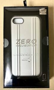 【未使用品】【ZERO HALLIBURTON】 ゼロハリバートン　iPhoneケース スマホケース Hybrid Shockproof Case for iPhone SE2/SE3/8/7
