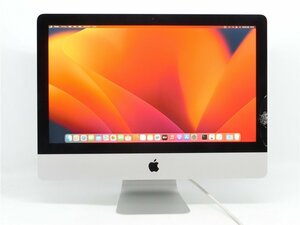 中古品　Apple iMac (フルHD, 21.5-inch, 2017) A1418 Core i5(7360U)/2.3GHz RAM:8GB/HDD:SSD256GB　OS　Ventura13.5.1訳あり品