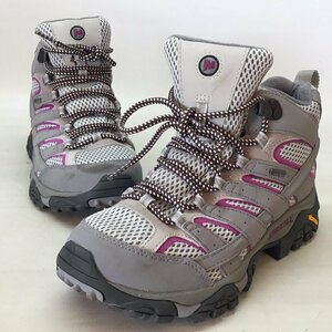 ■MERRELL　メレル　FROST GREY 　レディーストレッキング　サイズUS7.5(25.5㎝相当）GORE-TEX　中古品 /0.82kg■