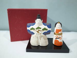 ●お雛様 ひな祭り 雛人形 ミニ 陶器 インテリア サイズ：高さ約9～7㎝
