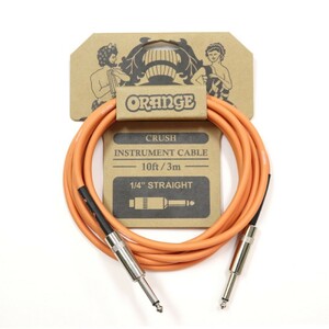 ORANGE CRUSH Instrument Cable 10ft 3m 1/4 Straight CA034 ギターケーブル ギターシールド