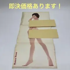 【即決4,000円】由美かおる  麻田奈美  切り抜き　 ポスター