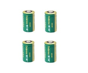 DELIPOW CR2 3.0V 800mAh リチウム充電式電池（4本セット） 1200回充電可能 高品質ブランド品 15270電池 送料無料「800-0128」