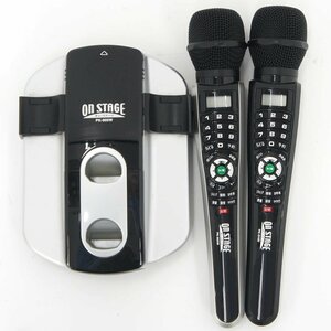 1円【一般中古】ENTERMEDIA エンターメディア/カラオケ ON STAGE 2本セット/PK-905W PK-D105/75