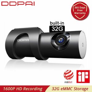 Ddpaiダッシュカムミニ3 1600 720pのhd dvr車カメラMini3自動駆動車ビデオrecroder 2 18kアンドロイドwifiスマート24時間駐車カメラ