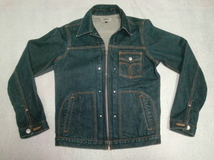 ★FIORUCCI デニムジャケット M フィオルッチ SAFETY JEANS 36471 ジップフライ ジージャン