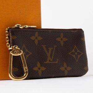 1円 ■極美品■ LOUIS VUITTON ルイヴィトン M62650 モノグラム ポシェット クレ コインケース コインパース 小銭入れ ブラウン系 12