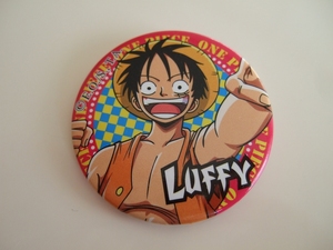 《送料無料!》★ワンピース ONEPIECE 麦藁のルフィー 缶バッジ★ v(^o^)