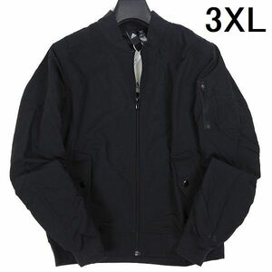 R382 新品 adidas アディダス ゴルフ フルジップ ウインドジャケット ボンバージャケット 3XL ブラック