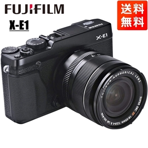 富士フイルム FUJIFILM X-E1 18-55mm レンズキット ブラック ミラーレス一眼 カメラ 中古