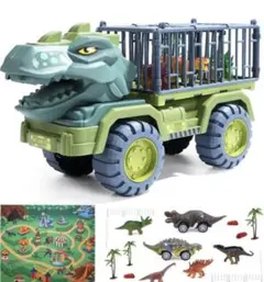 Cute Stone 恐竜おもちゃ 車おもちゃ トラックセット