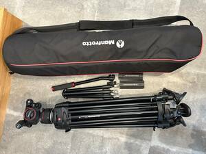 【美品】Manfrotto MVHN8AH マンフロット ナイトロテック N8 フルードビデオ雲台　546B