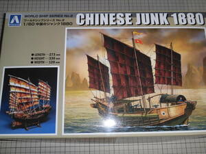 アオシマ　　　　　1/60　　中国　ジャンク1880 船