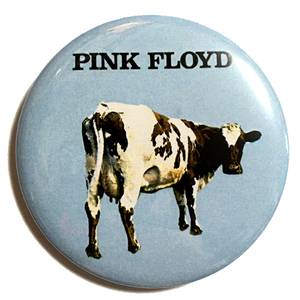 デカ缶バッジ 58mm PINK FLOYD ピンクフロイド 原子心母 Atom Heart Mother Syd Barrett シドバレット