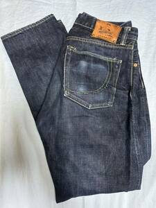 良好美品 MOMOTARO JEANS 桃太郎ジーンズ デニムパンツ ジーンズ W29 濃紺 日本製 ジーパン