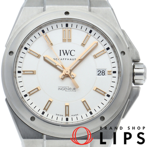 インターナショナルウォッチカンパニー IWC インヂュニア オートマチック IW323906 箱 保証書 SS メンズ時計 ホワイ