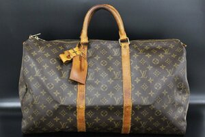 【行董】Louis Vuitton ルイヴィトン モノグラム キーポル50 ボストンバッグ 旅行鞄 かばん ブランド 現状品 AC702ABC24