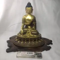 阿弥陀如来坐像 チベット密教 手作り鎚起銅器 骨董 仏教美術品 コレクター放出
