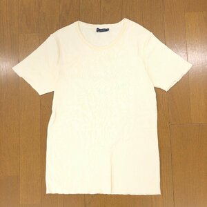 RALPH LAUREN ラルフローレン コットン カットソー 5f(L相当) アイボリー 半袖 Tシャツ 国内正規品 レディース 女性用 婦人