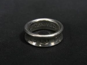 1円 ■美品■ TIFFANY＆Co ティファニー 1837 ナロー SV925 リング 指輪 アクセサリー 約10号 レディース メンズ シルバー系 FA3091