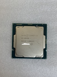 CPU インテル Core i5-10400 2.90GHz SRH3C LGA1200 INTEL CORE i5第10世代 プロセッサー Intel Core i5 10400 中古動作確認済み