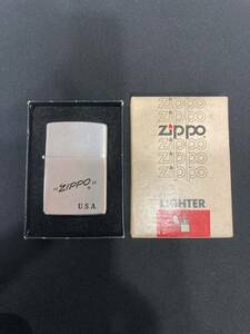 【1円スタート】ZIPPO オイルライター ジッポー ジッポ ライター 喫煙具 Zippo シルバーカラー USA
