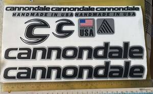 CANNONDALE キャノンデールステッカー、黒