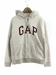 GAP ギャップ ボア ジップアップ パーカー sizeS/アイボリー ◇■ ☆ dkb3 レディース